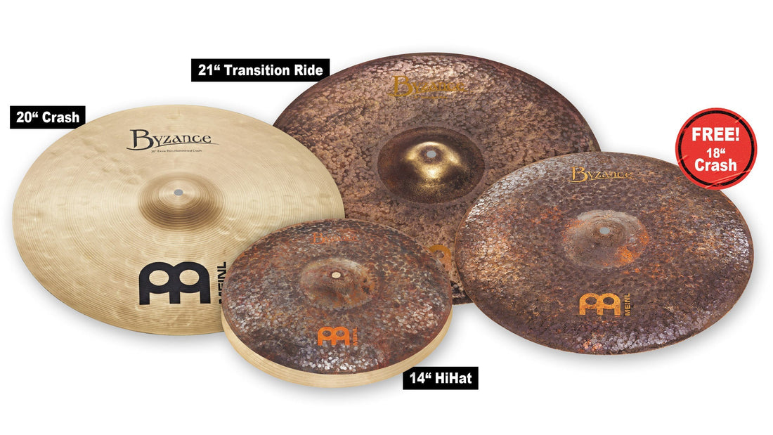 Bộ Cymbal Meinl Byzance Mike Johnston chỉ dành cho biểu diễn chuyên nghiệp