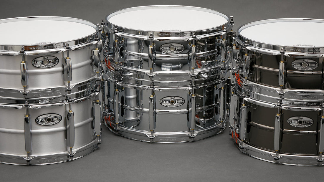 Tìm hiểu về series trống snare Pearl Sensitone Heritage Alloy cao cấp