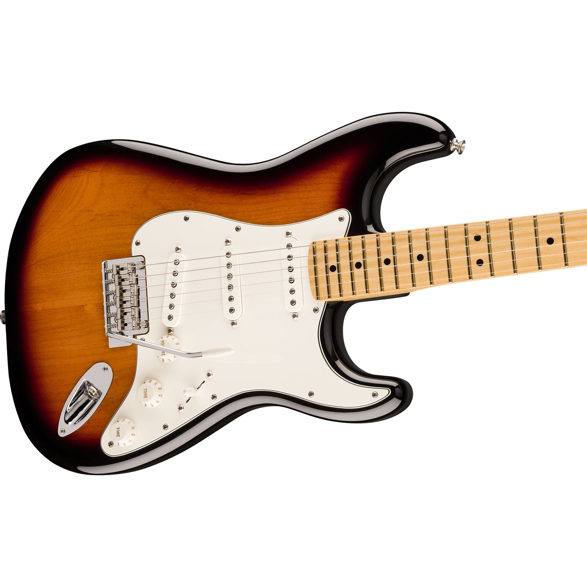 Đàn Guitar Điện Fender Anniversary, Player Stratocasto SSS, Maple Fingerboard, 2-Color Sunburst - Việt Music