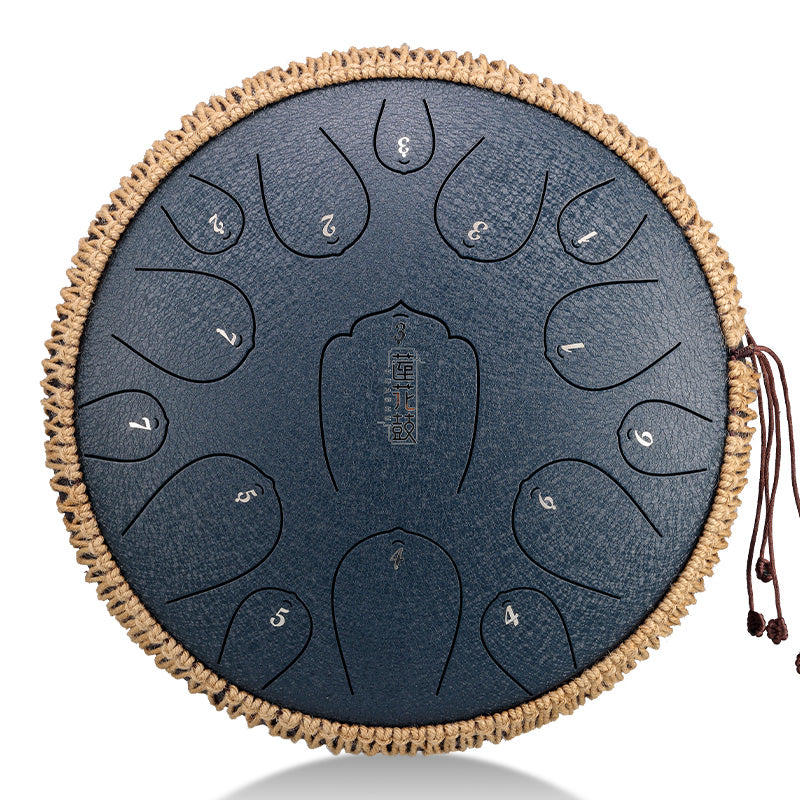 Trống Không Linh Hluru THL15-13 15 Notes 13" Carbon Steel Lotus Tongue Drum - Việt Music