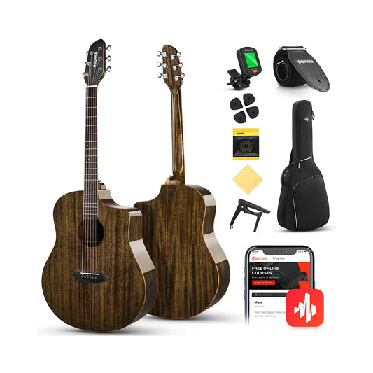 Đàn Guitar Acoustic Donner S410C Mahogany - Việt Music