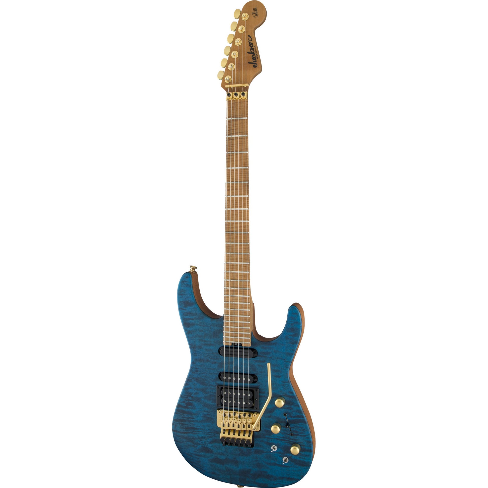 Đàn Guitar Điện Jackson USA Signature Phil Collen PC1 Satin Stain HSS, Maple Fingerboard - Việt Music