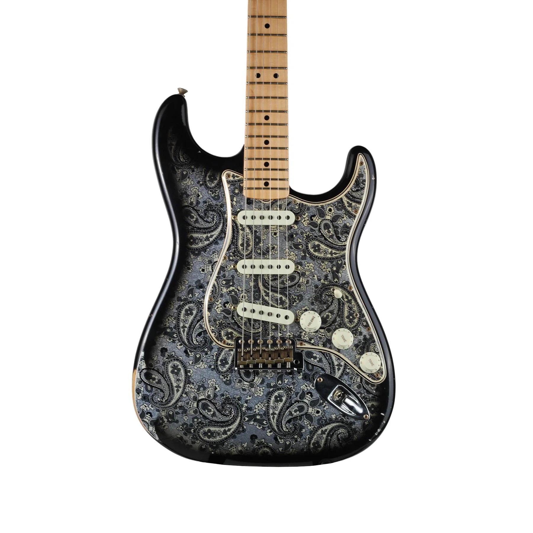 Đàn Guitar Điện Fender Custom Shop 2018 Limited 1968 Stratocaster Relic SSS, Maple Fingerboard, Black Paisley - Việt Music