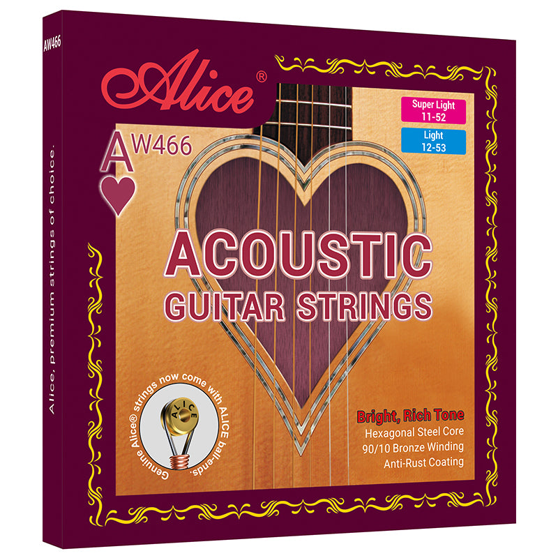 Dây Đàn Guitar Acoustic Alice Phosphor Bronze Wound AW466 - Việt Music