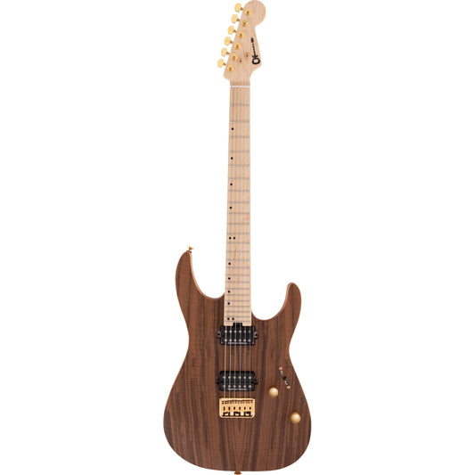 Đàn Guitar Điện Charvel Pro-Mod DK24 HH HT M Mahogany with Figured Walnut, Maple Fingerboard, Natural - Việt Music