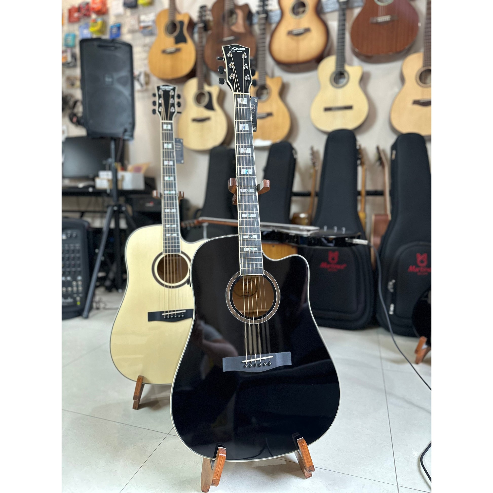 Đàn Guitar Acoustic Sqoe ED29 EQ - Việt Music