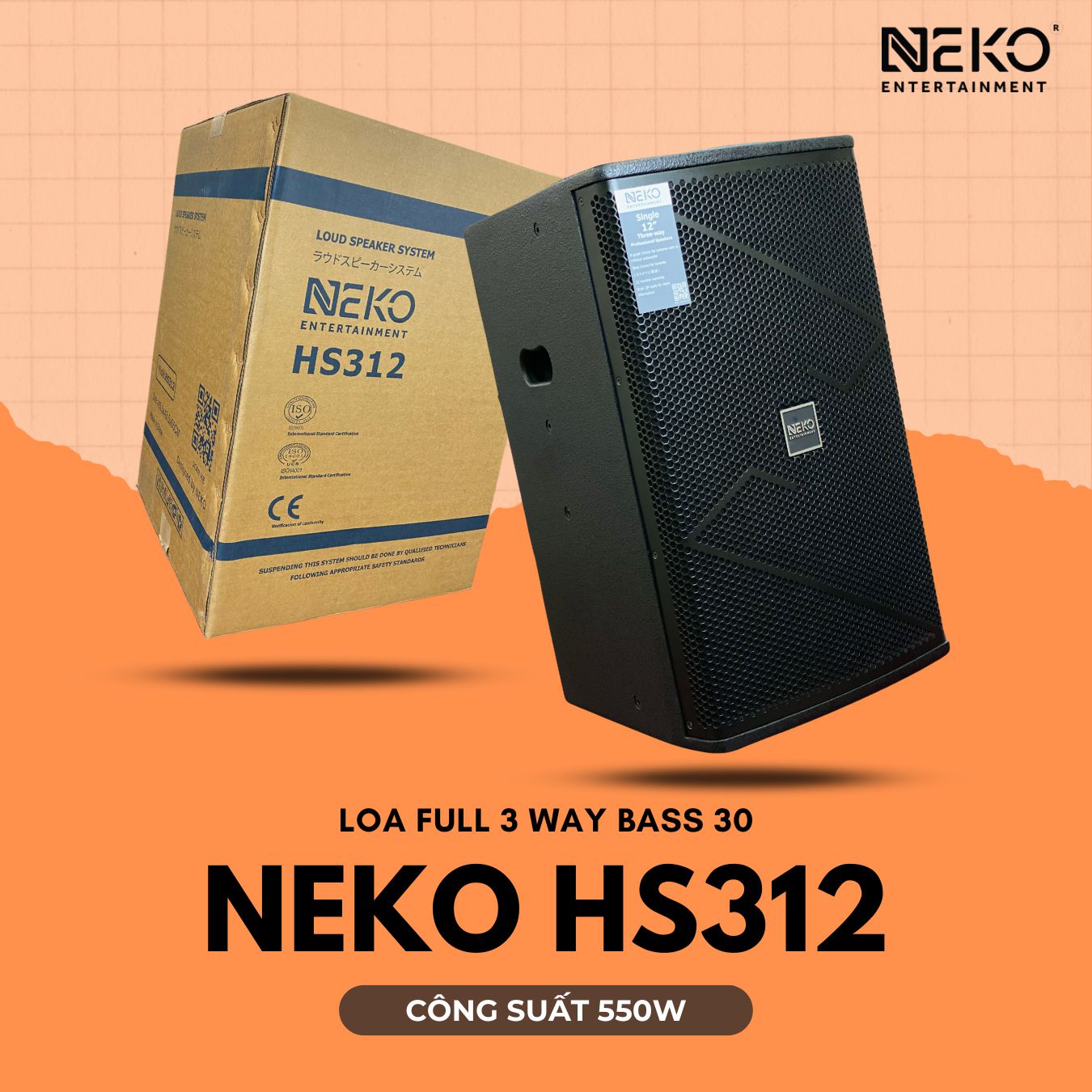 Loa Bass Neko HS312 - Việt Music