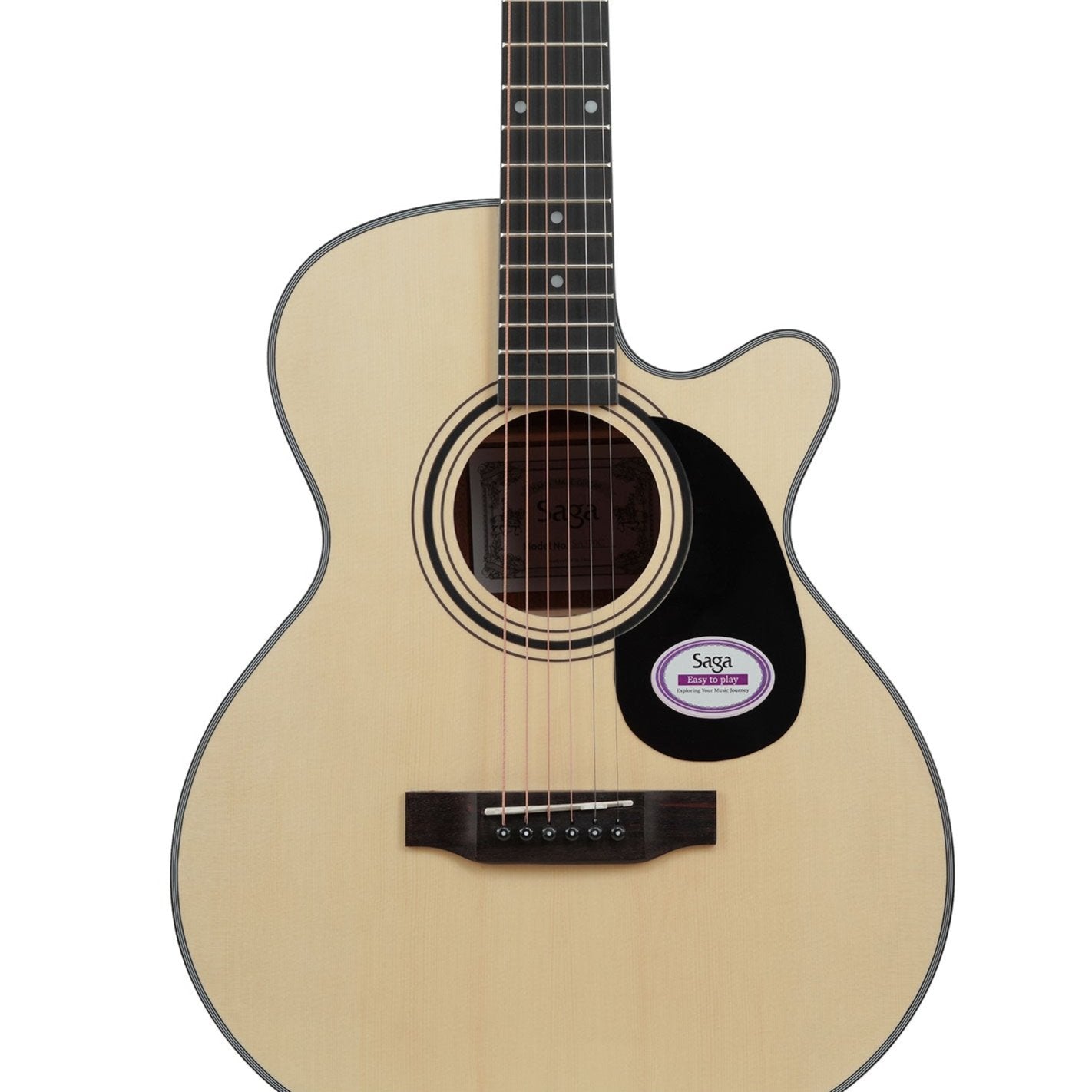 Đàn Guitar Acoustic Saga SA600CE - Việt Music