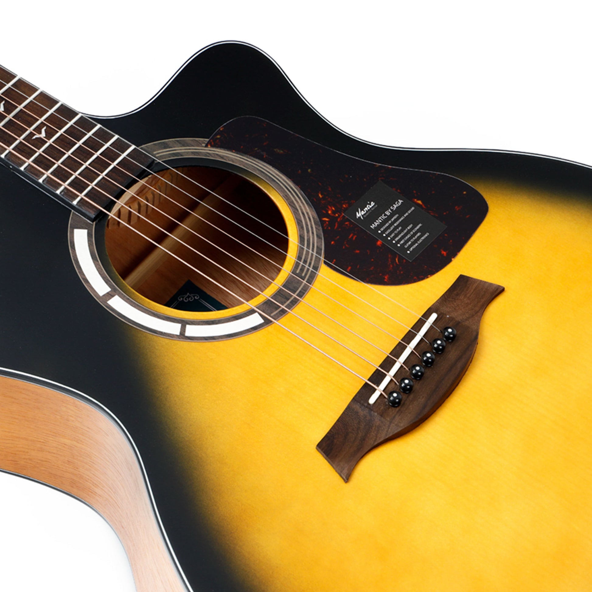 Đàn Guitar Acoustic Mantic GT-1GC - Việt Music