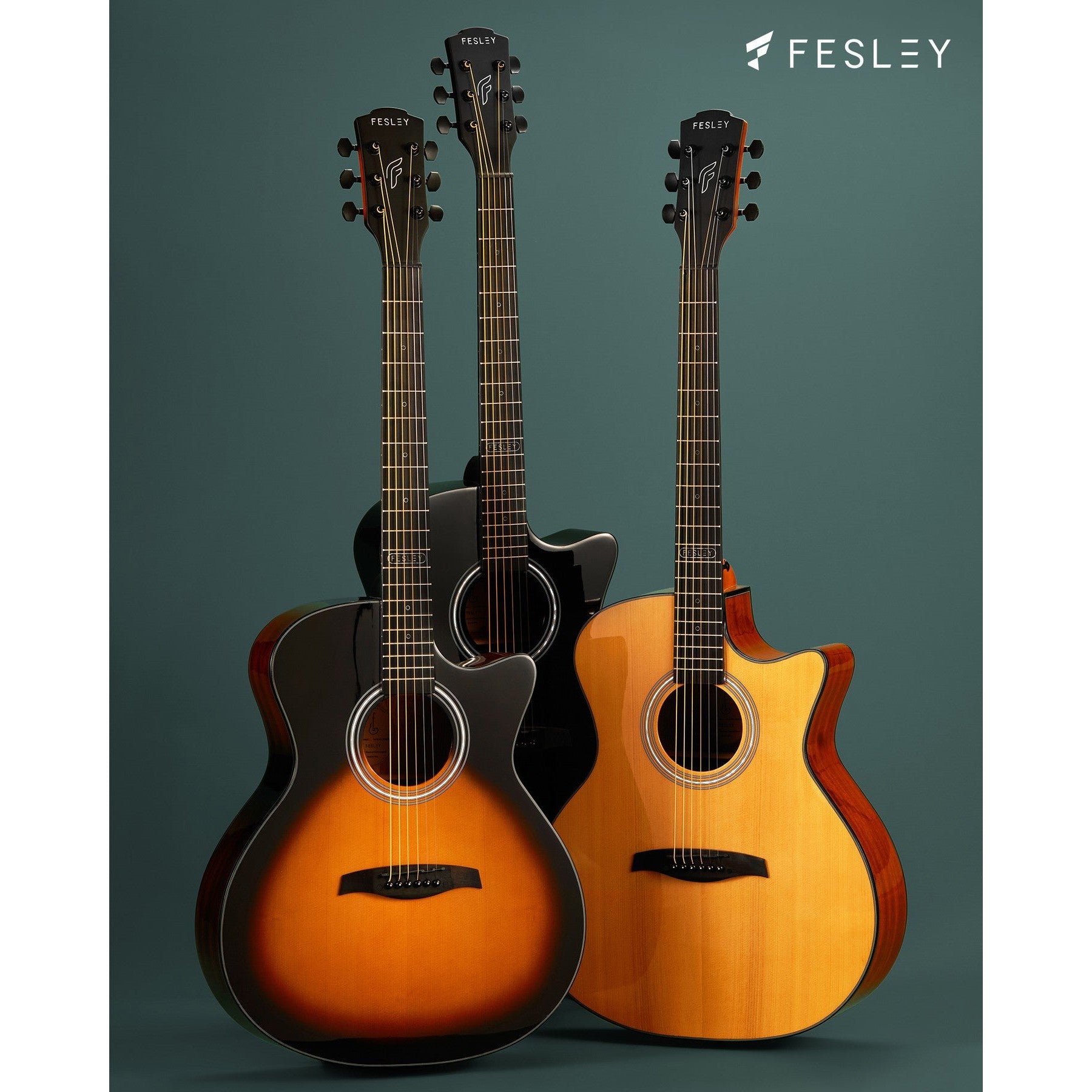 Đàn Guitar Acoustic Fesley FF60 - Việt Music