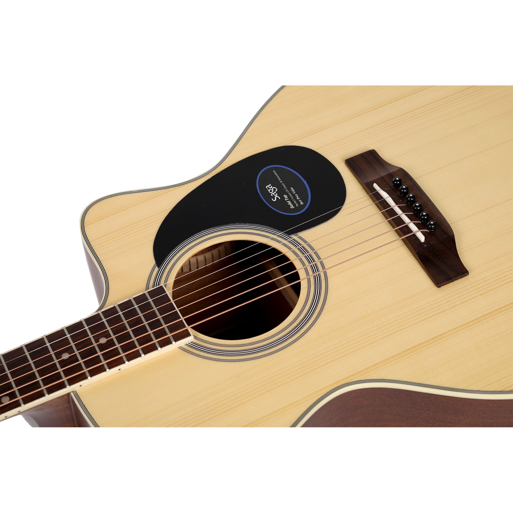 Đàn Guitar Acoustic Saga SF700GC - Việt Music