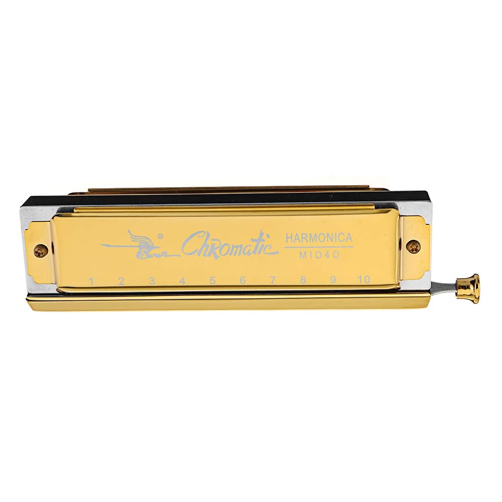 Kèn Harmonica Chromatic Swan SW1040C Gold - Việt Music