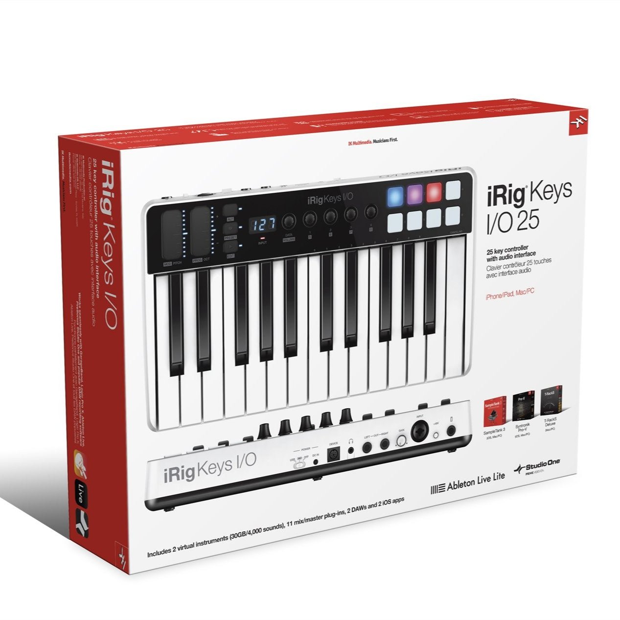 Midi Keyboard Controller IK Multimedia iRig Keys I/O 25 - Việt Music