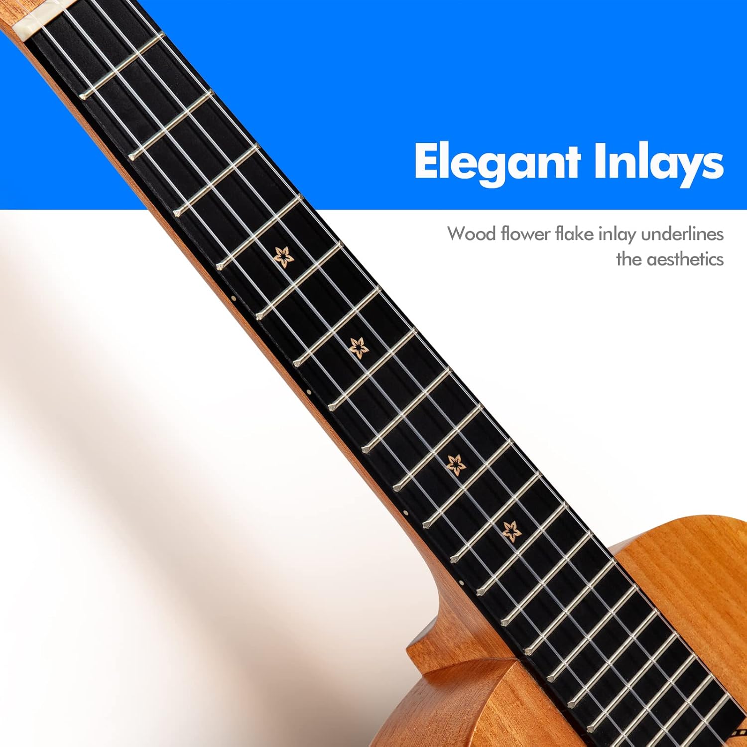 Đàn Ukulele Soprano Enya 25D Solid Mahogany - Việt Music