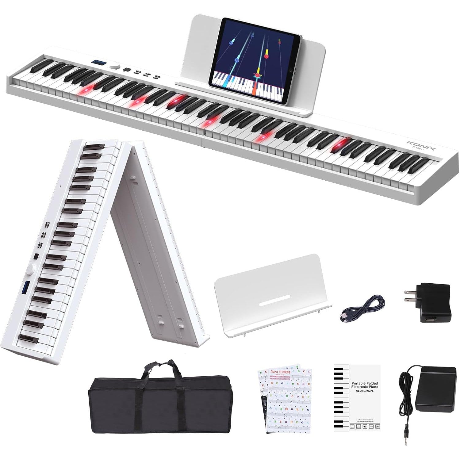 Đàn Piano Điện Konix PJ88CD - Việt Music