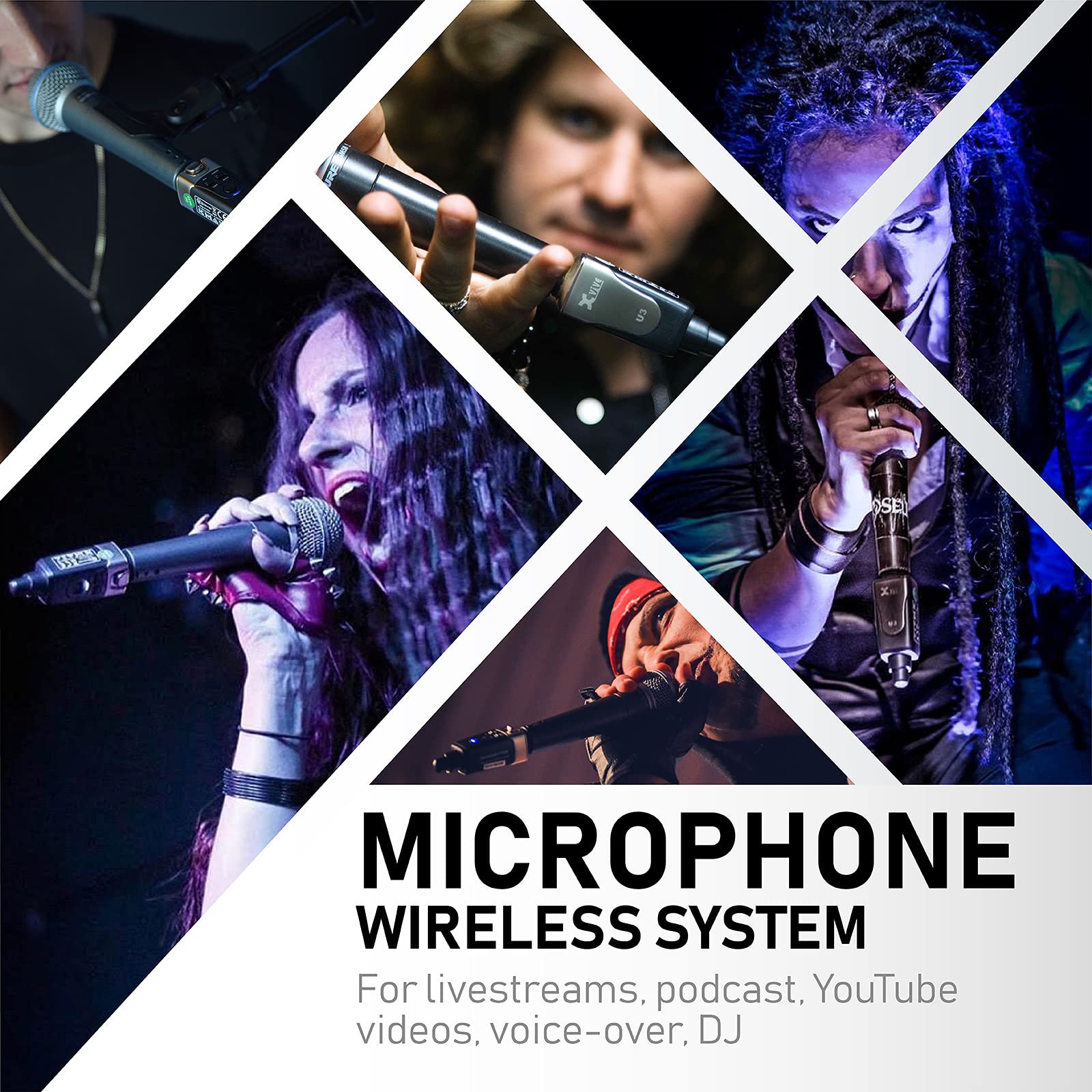 Bộ Thu Phát Tín Hiệu Không Dây Xvive U3 - Microphone Wireless System - Việt Music