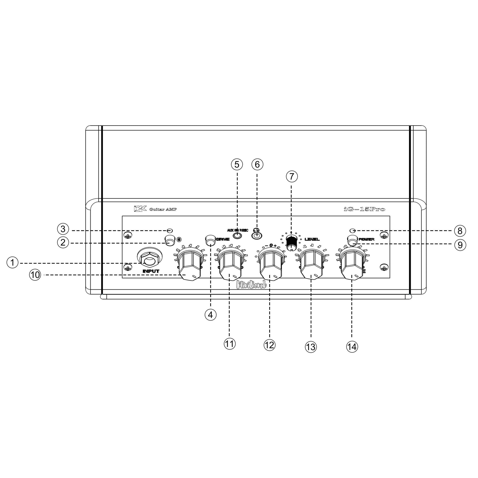 Amplifier DK Mini Bomb IG-15 Pro, Combo - Việt Music