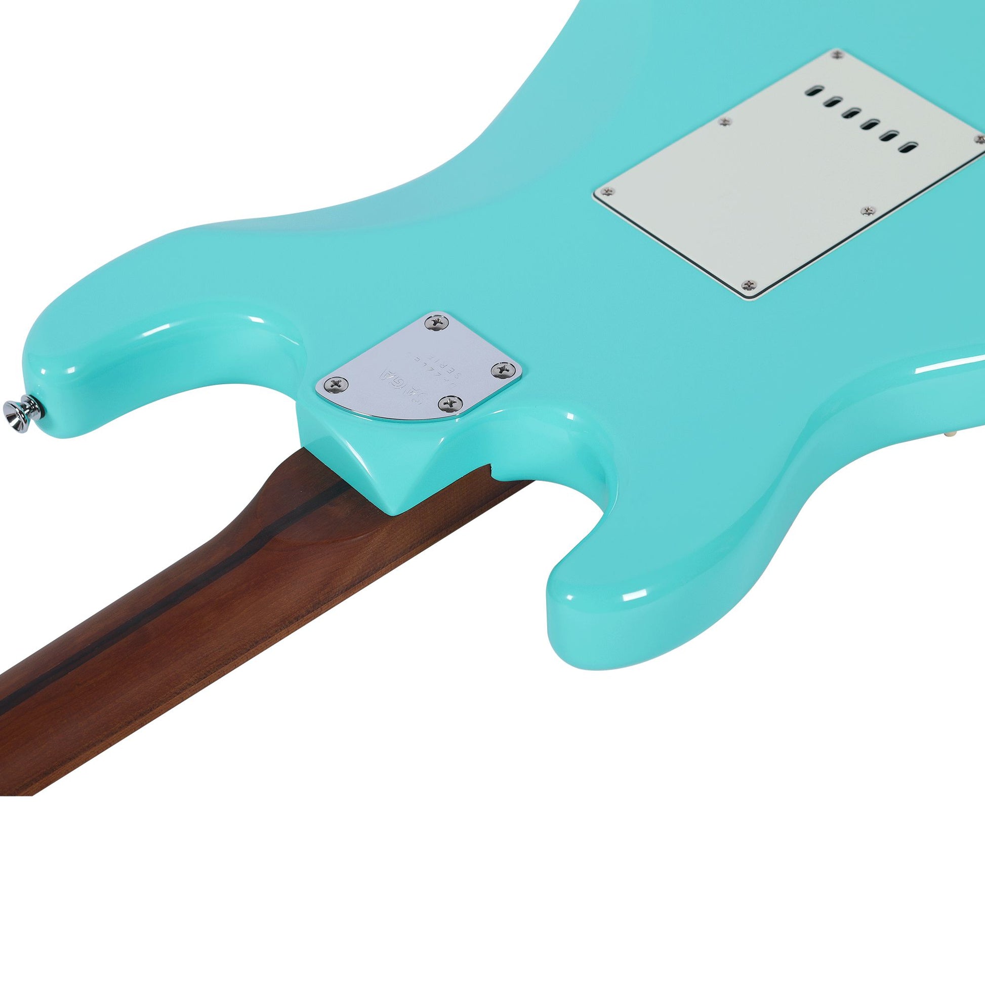 Đàn Guitar Điện Saga SMF1314 Stratocaster HSS, Maple Fingerboard, Green - Việt Music