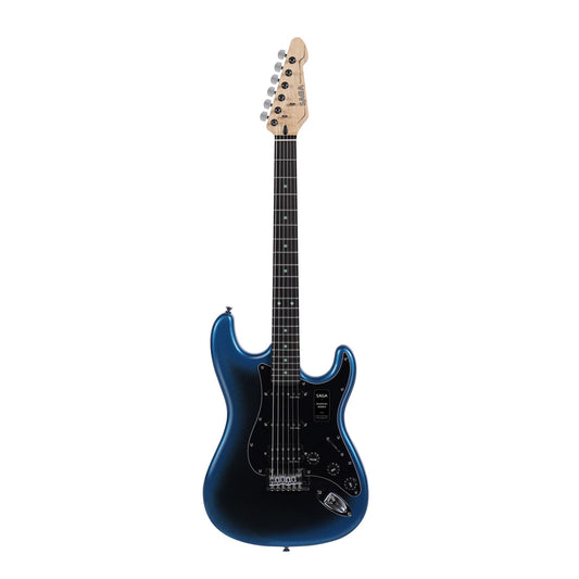 Đàn Guitar Điện Saga SMF1314 Stratocaster HSS, Rosewood Fingerboard, Dark Night Blue - Việt Music