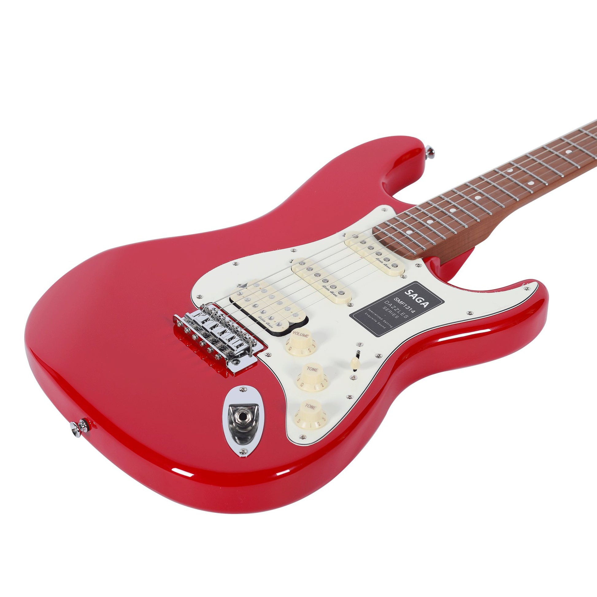 Đàn Guitar Điện Saga SMF1314 Stratocaster HSS, Maple Fingerboard, Red - Việt Music