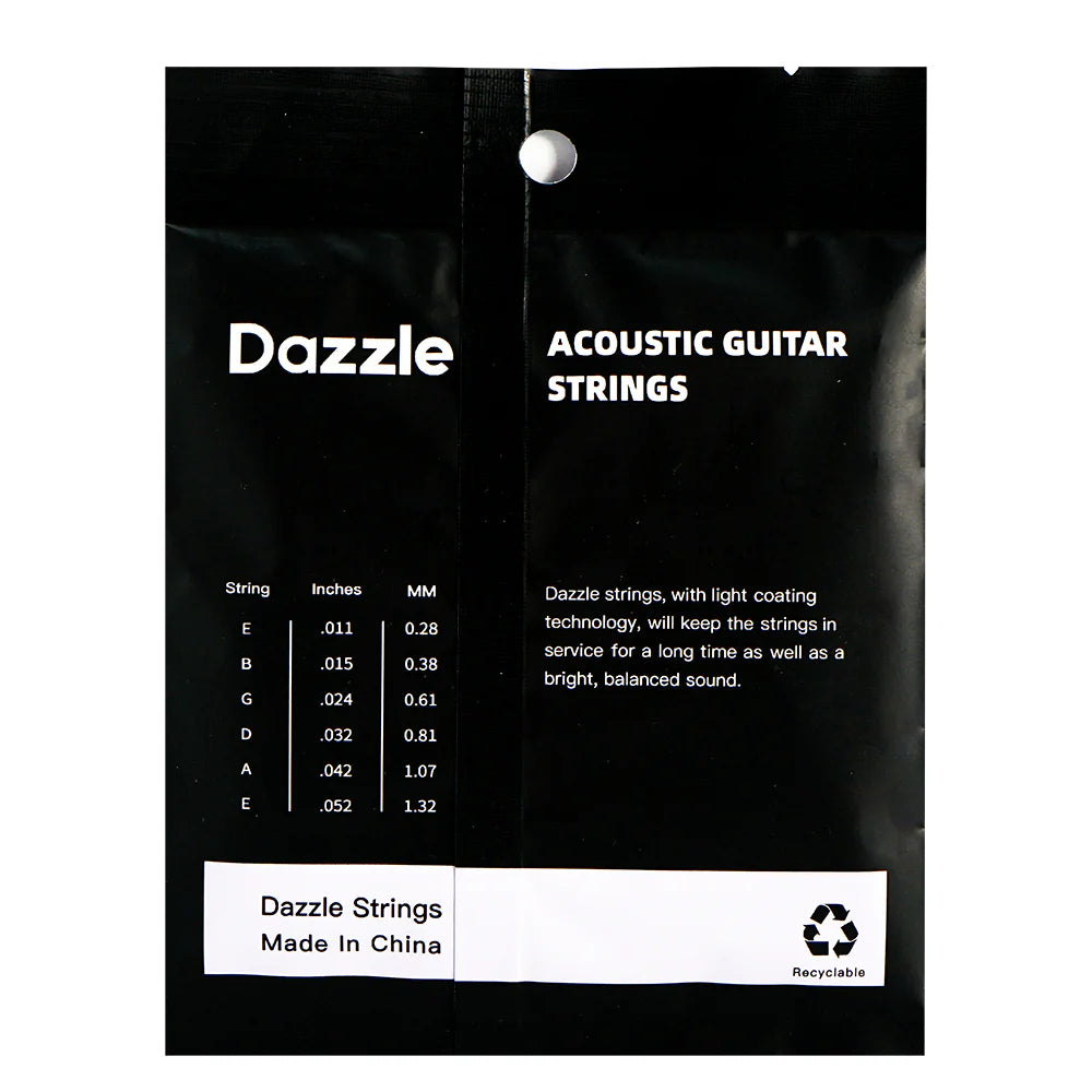 Dây Đàn Guitar Acoustic Dazzle B Series - 80/20 Bronze / Coating - Việt Music