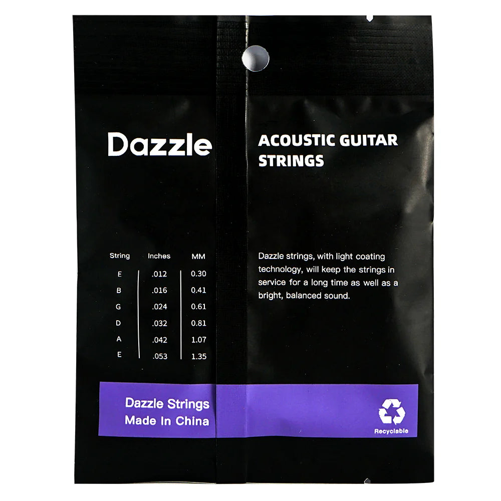 Dây Đàn Guitar Acoustic Dazzle B Series - 80/20 Bronze / Coating - Việt Music