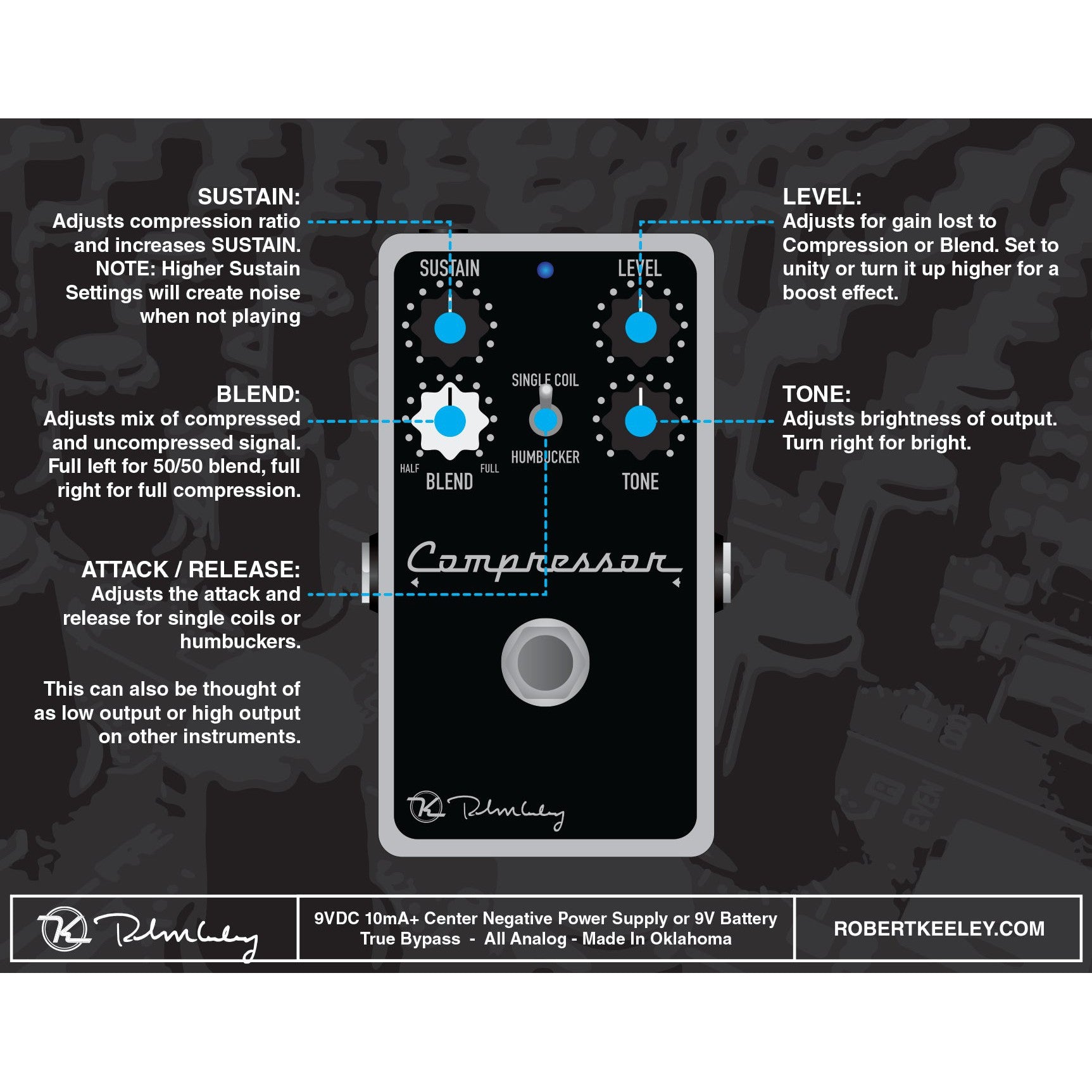 Pedal Guitar Keeley Compressor Plus - Việt Music