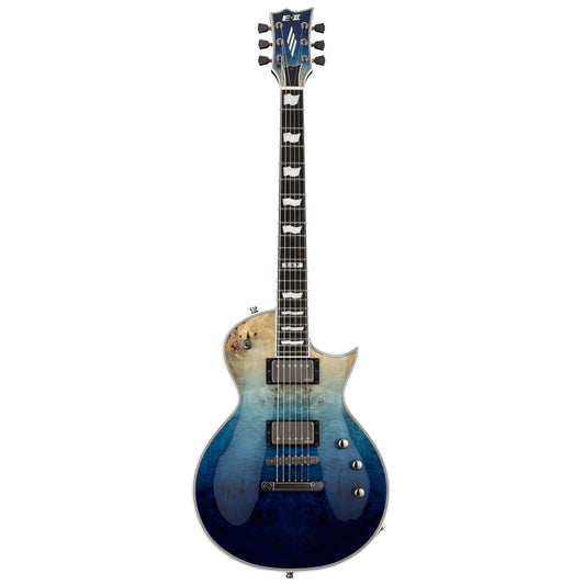 Đàn Guitar Điện ESP - E-II Eclipse Burl Maple HH, Ebony Fingerboard, Blue Natural Fade - Việt Music