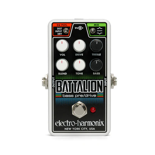 Pedal Guitar Electro-Harmonix Nano Battalion Bass Preamp/Overdrive - Việt Music