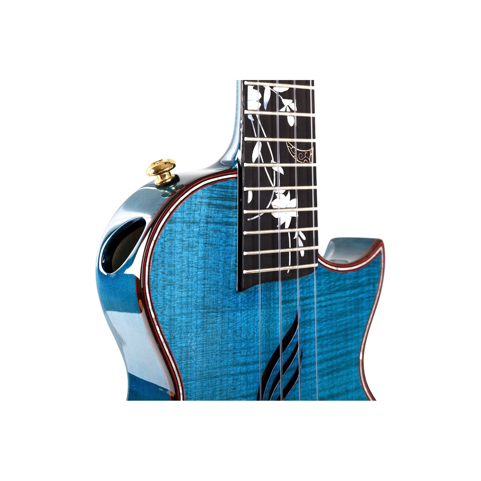 Đàn Ukulele Tenor Enya EUT-E6 Solid Maple, Blue - Việt Music