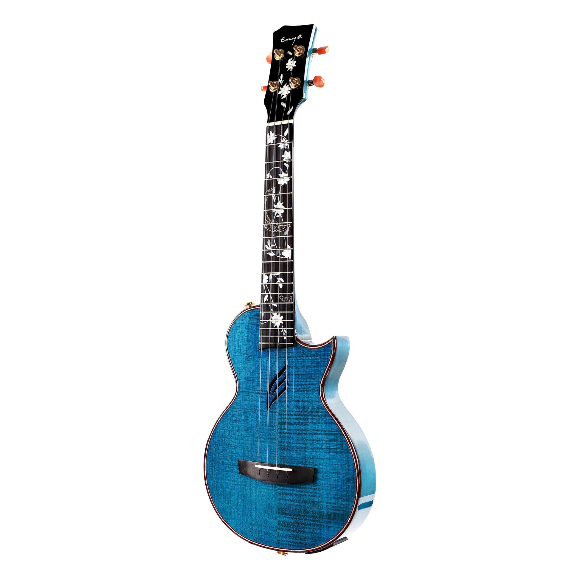 Đàn Ukulele Tenor Enya EUT-E6 Solid Maple, Blue - Việt Music