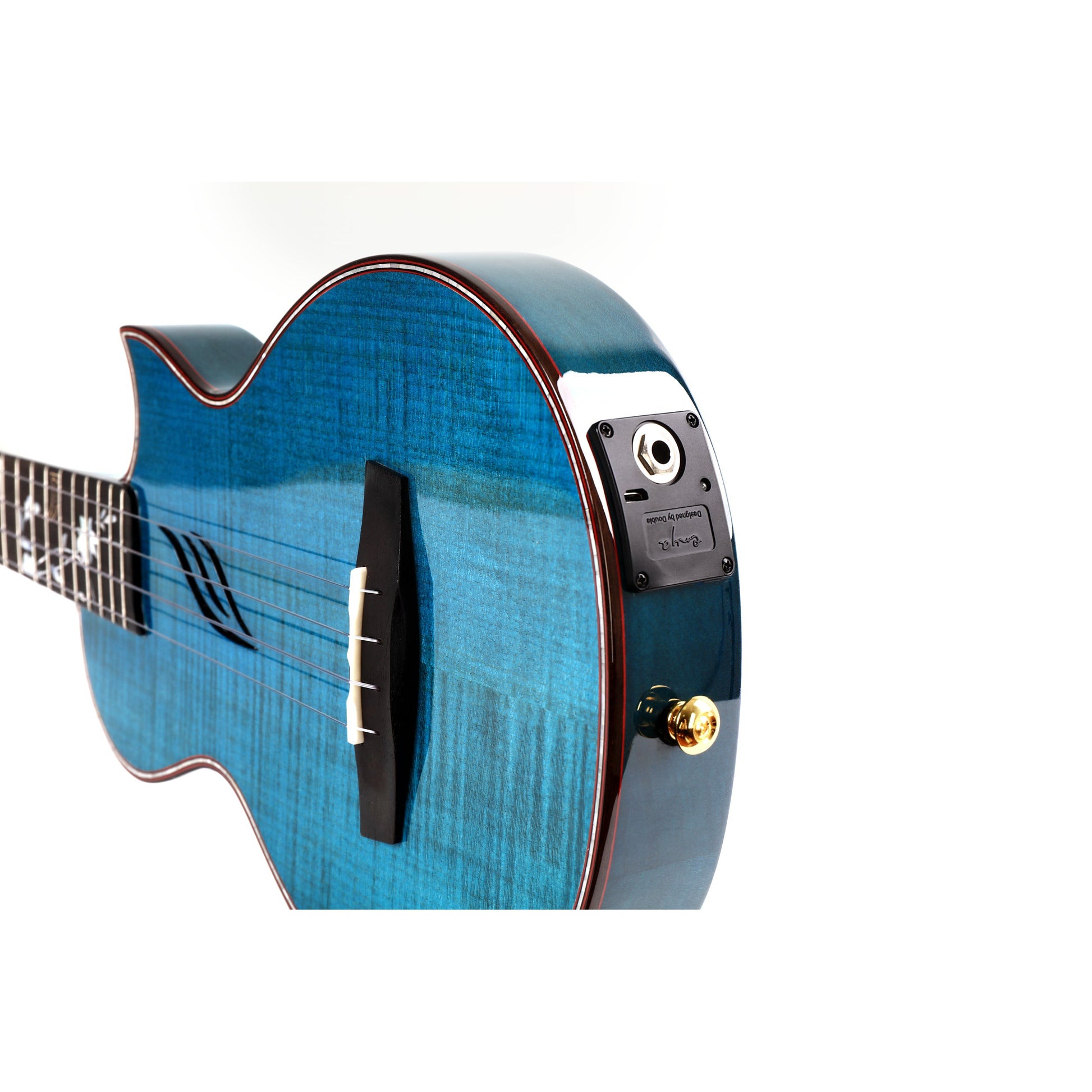 Đàn Ukulele Tenor Enya EUT-E6 Solid Maple, Blue - Việt Music