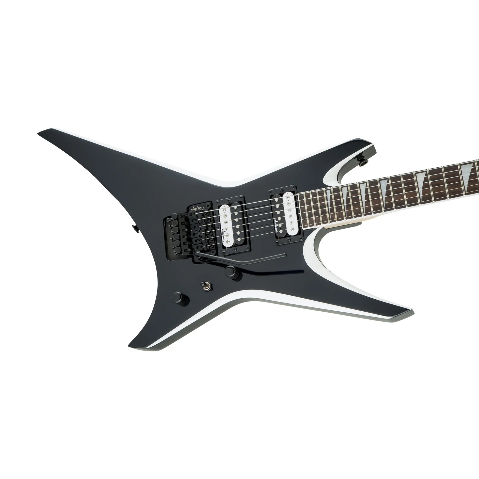 Đàn Guitar Điện Jackson JS Series Warrior JS32 HH, Amaranth Fingerboard, Black w/White Bevels - Việt Music