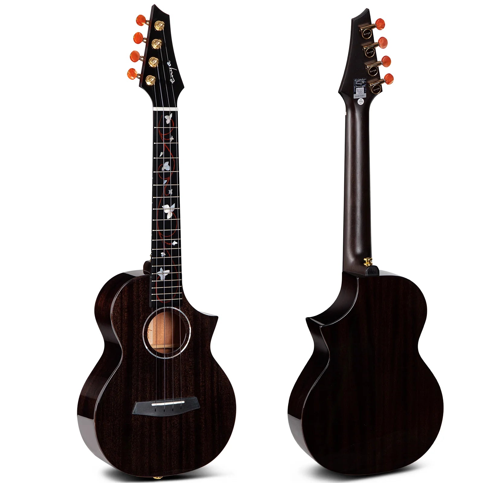 Đàn Ukulele Tenor Enya EUT-M6 EQ Solid Mahogany - Việt Music