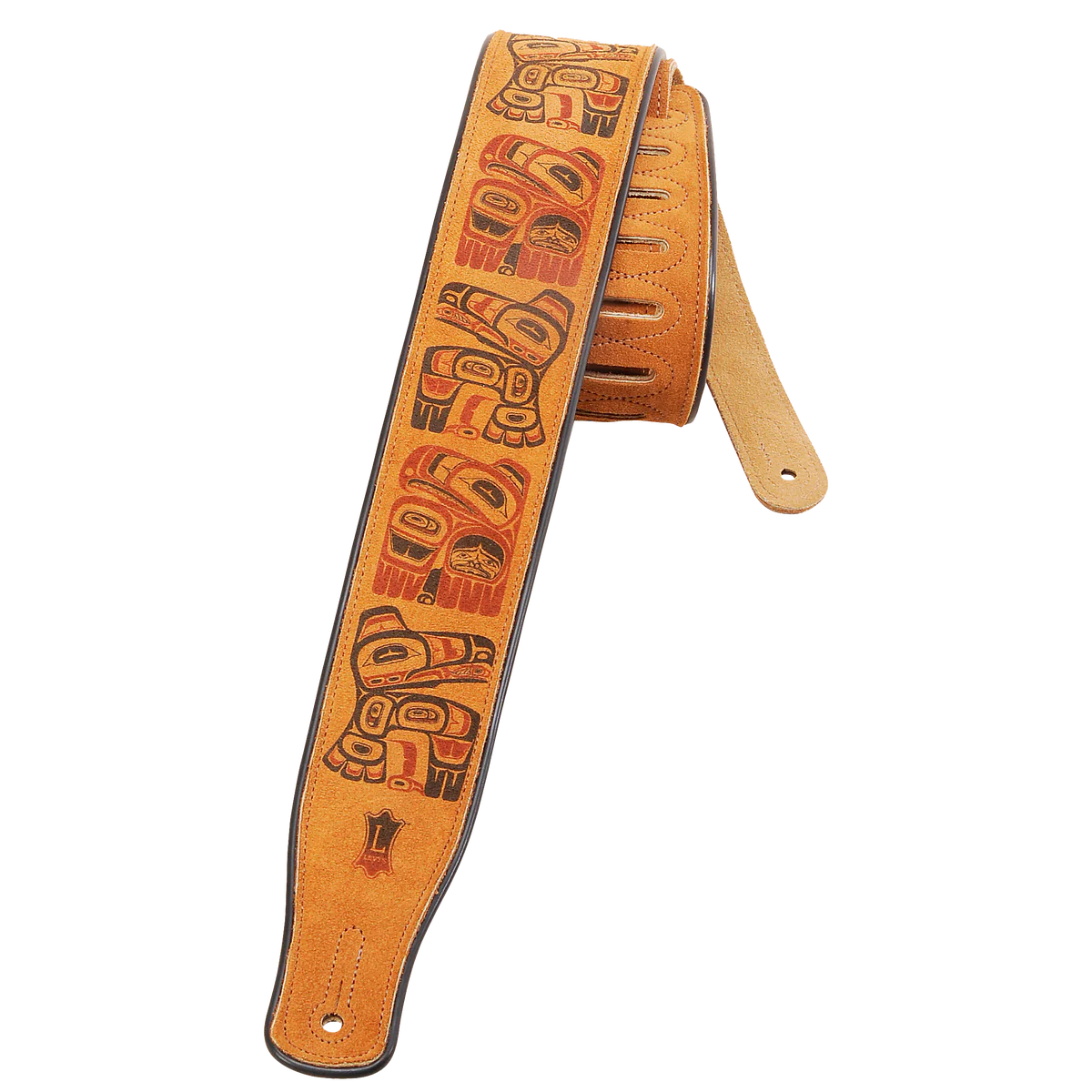 Dây Đeo Đàn Guitar Levy's MSS3PHG-HNY Grand Mesa Series Haida Totem Pole - Việt Music