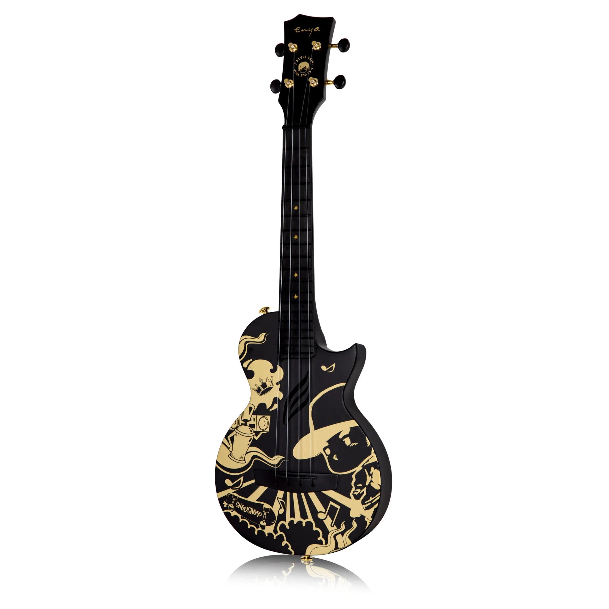 Đàn Ukulele Concert Enya Nova U - Jay Chou Black, Limited Edition - Việt Music