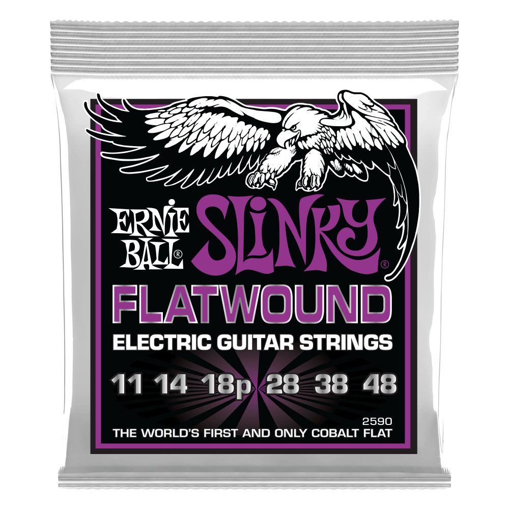 Dây Đàn Guitar Điện Ernie Ball Slinky Cobalt Flatwound - Việt Music