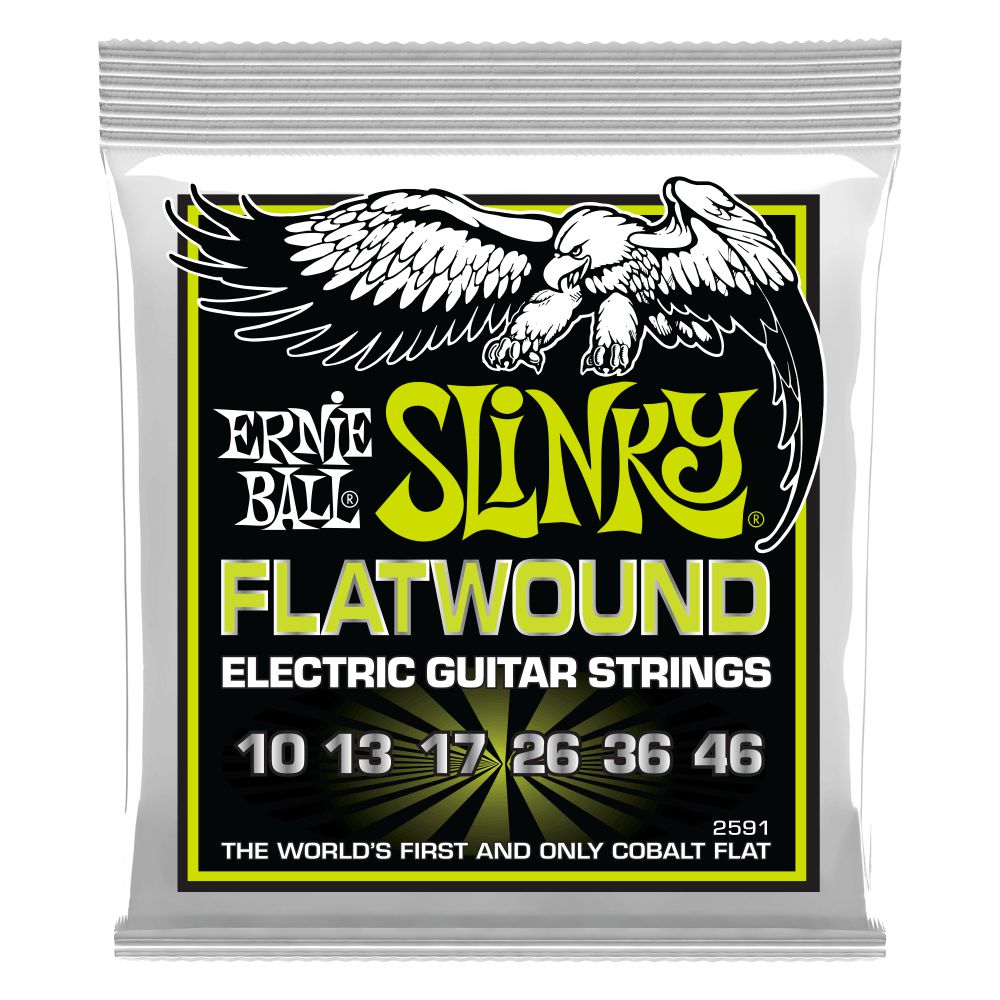 Dây Đàn Guitar Điện Ernie Ball Slinky Cobalt Flatwound - Việt Music