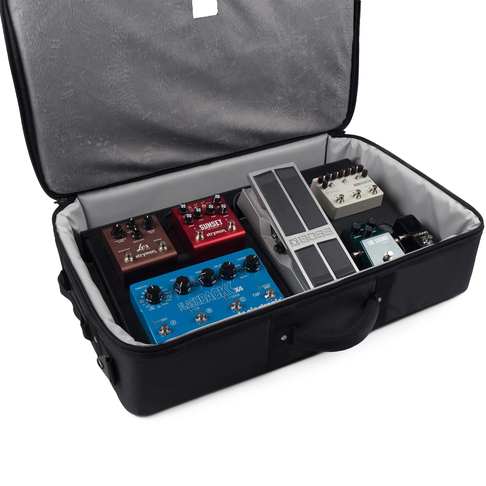 Pedalboard Mono Medium, Silver and Tour Accessory Case 2.0, Black - Việt Music