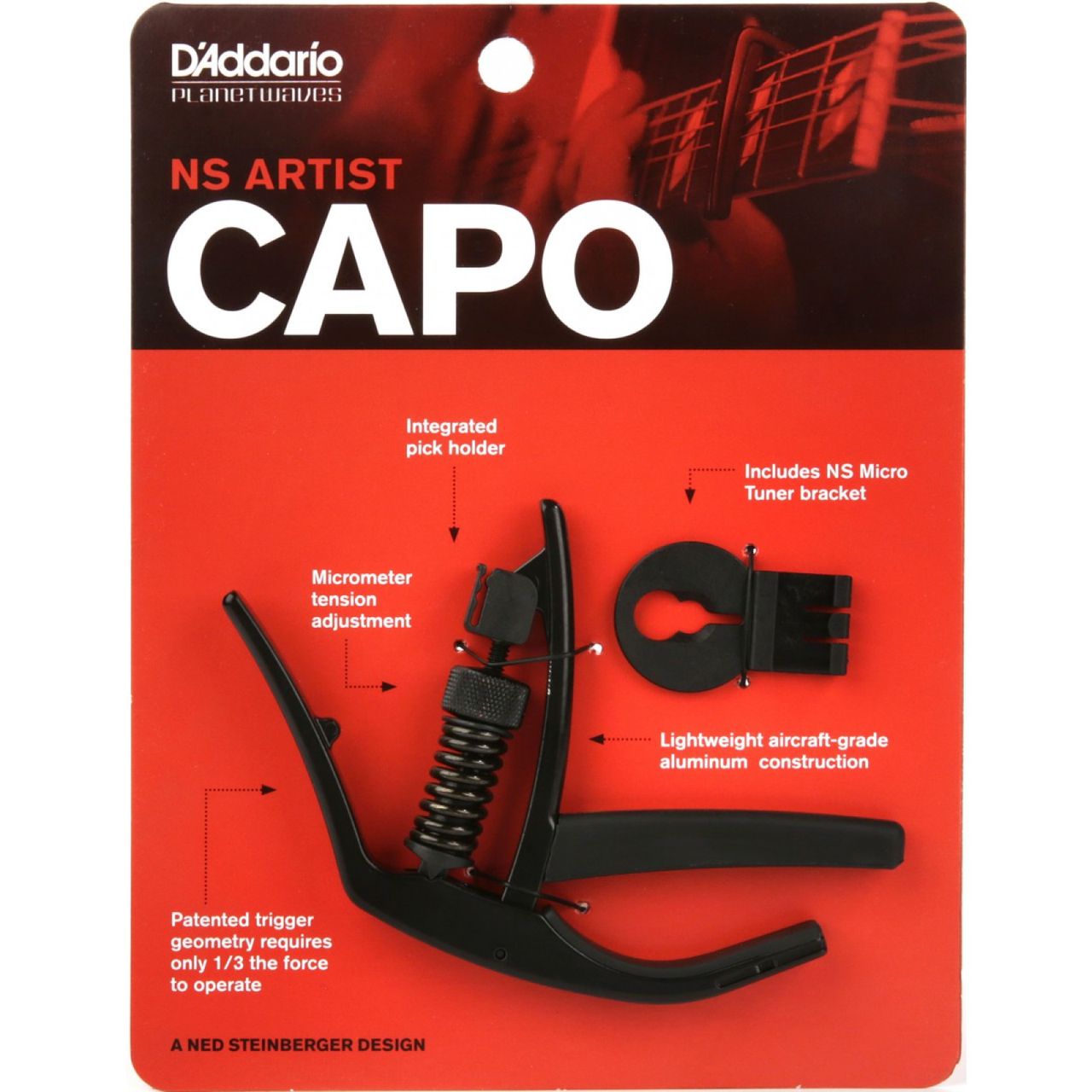 Capo Đàn Guitar D'Addario PW-CP-10S Artist - Việt Music