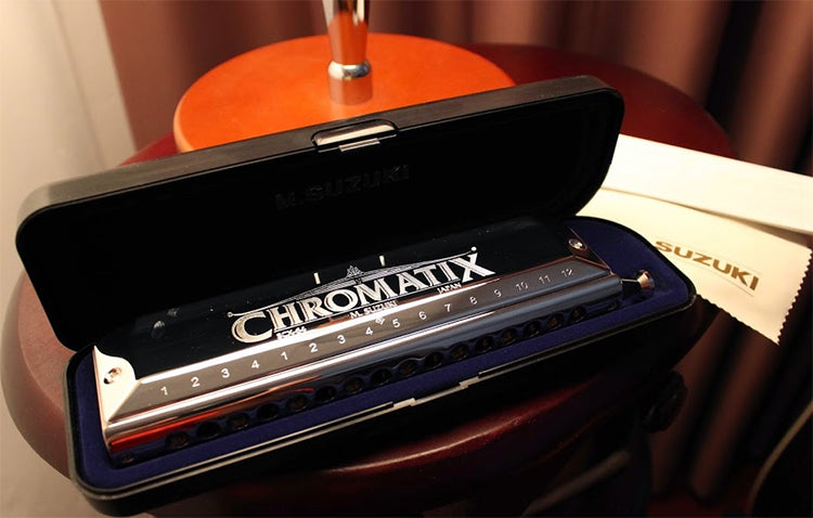 Kèn Harmonica Suzuki SCX-64C Hole Chromatic - Việt Music