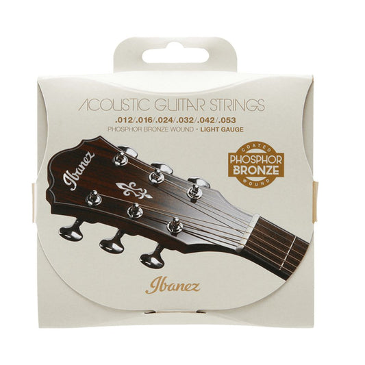 Dây Đàn Guitar Acoustic Ibanez IACSP6C Coated Phosphor Bronze Wound - Việt Music