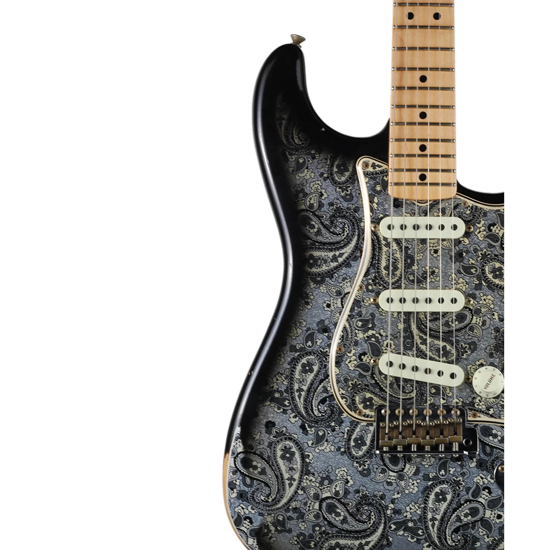 Đàn Guitar Điện Fender Custom Shop 2018 Limited 1968 Stratocaster Relic SSS, Maple Fingerboard, Black Paisley - Việt Music