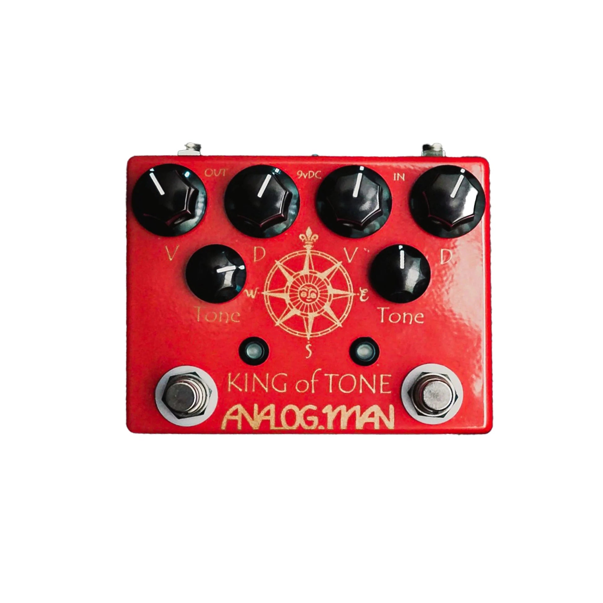 Pedal Guitar Analogman King of Tone V4 with Red Side High Gain - Việt Music