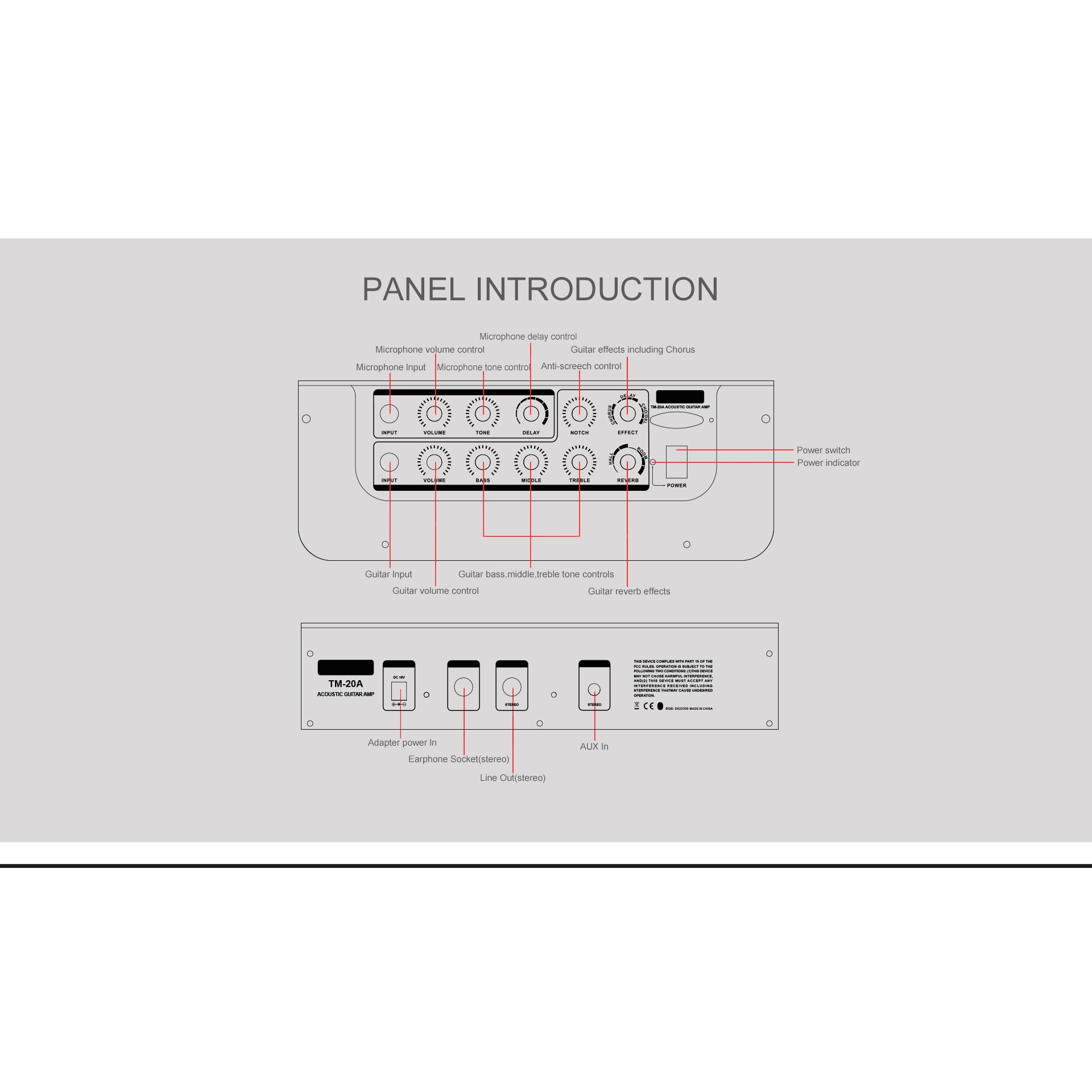 Amplifier Aroma TM-20A, Combo - Việt Music