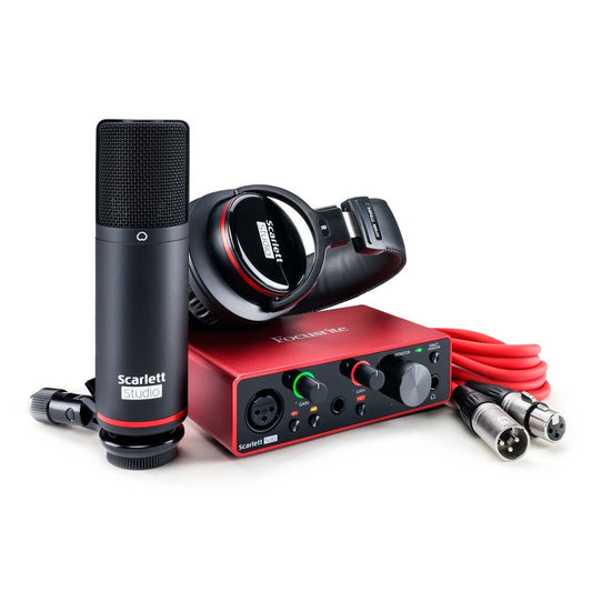 Audio Interface Focusrite Scarlett Solo Studio Pack Gen 3 - Việt Music