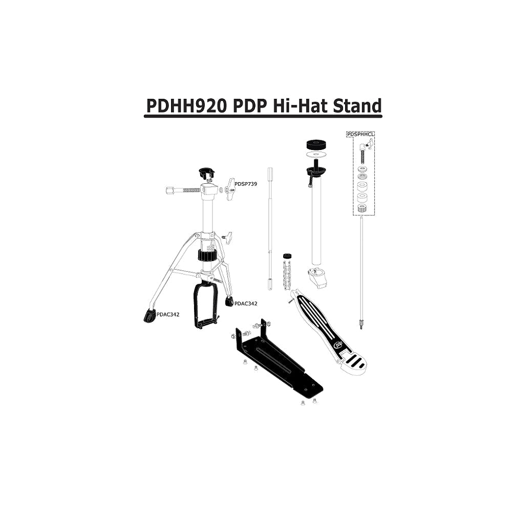 Chân Hi-Hat PDP PDHH920 - Việt Music