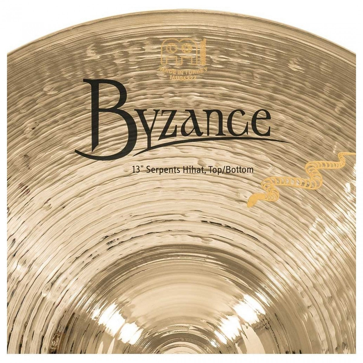 Cymbal Meinl Byzance Brilliant 13" Serpents Hihat - B13SH-B - Việt Music