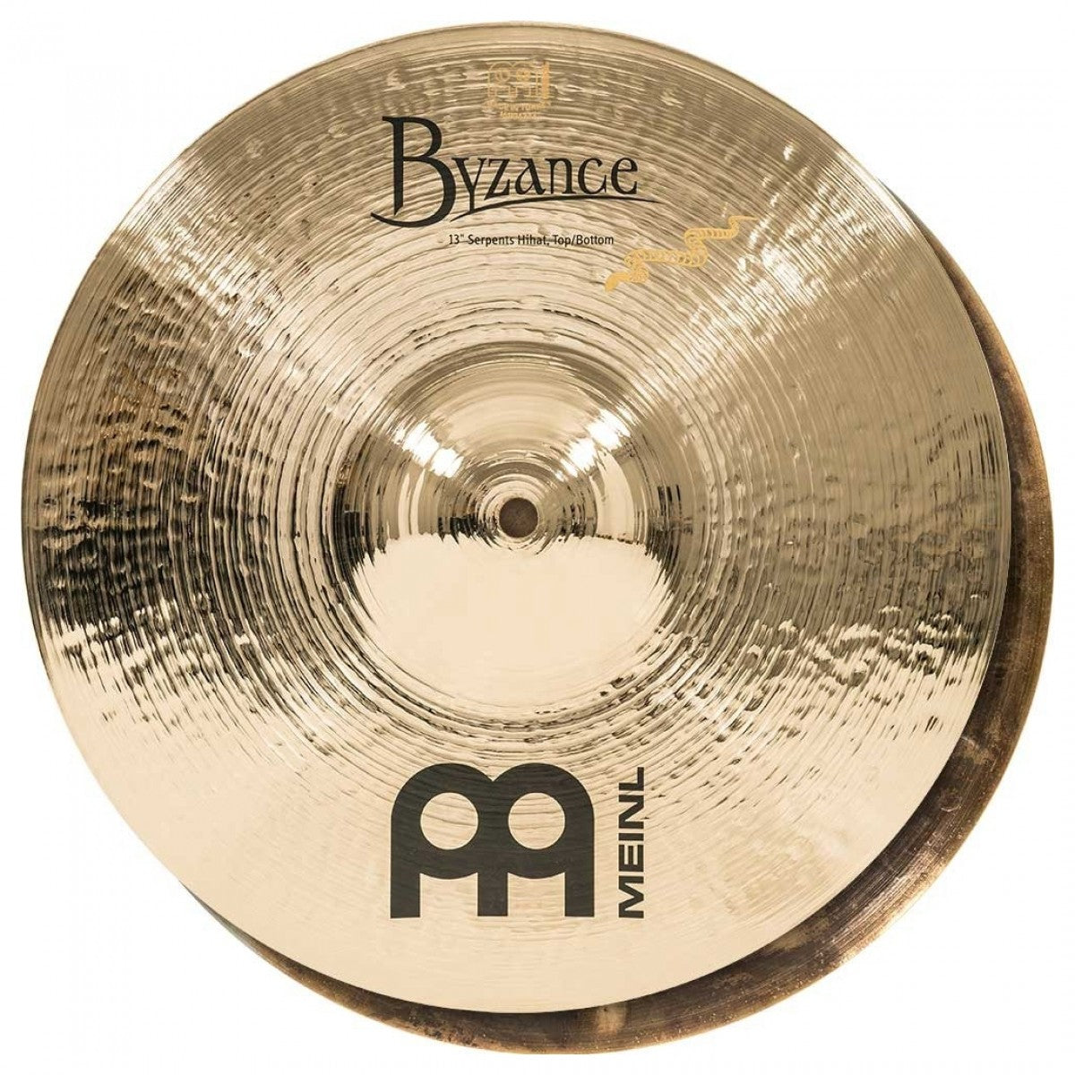 Cymbal Meinl Byzance Brilliant 13" Serpents Hihat - B13SH-B - Việt Music