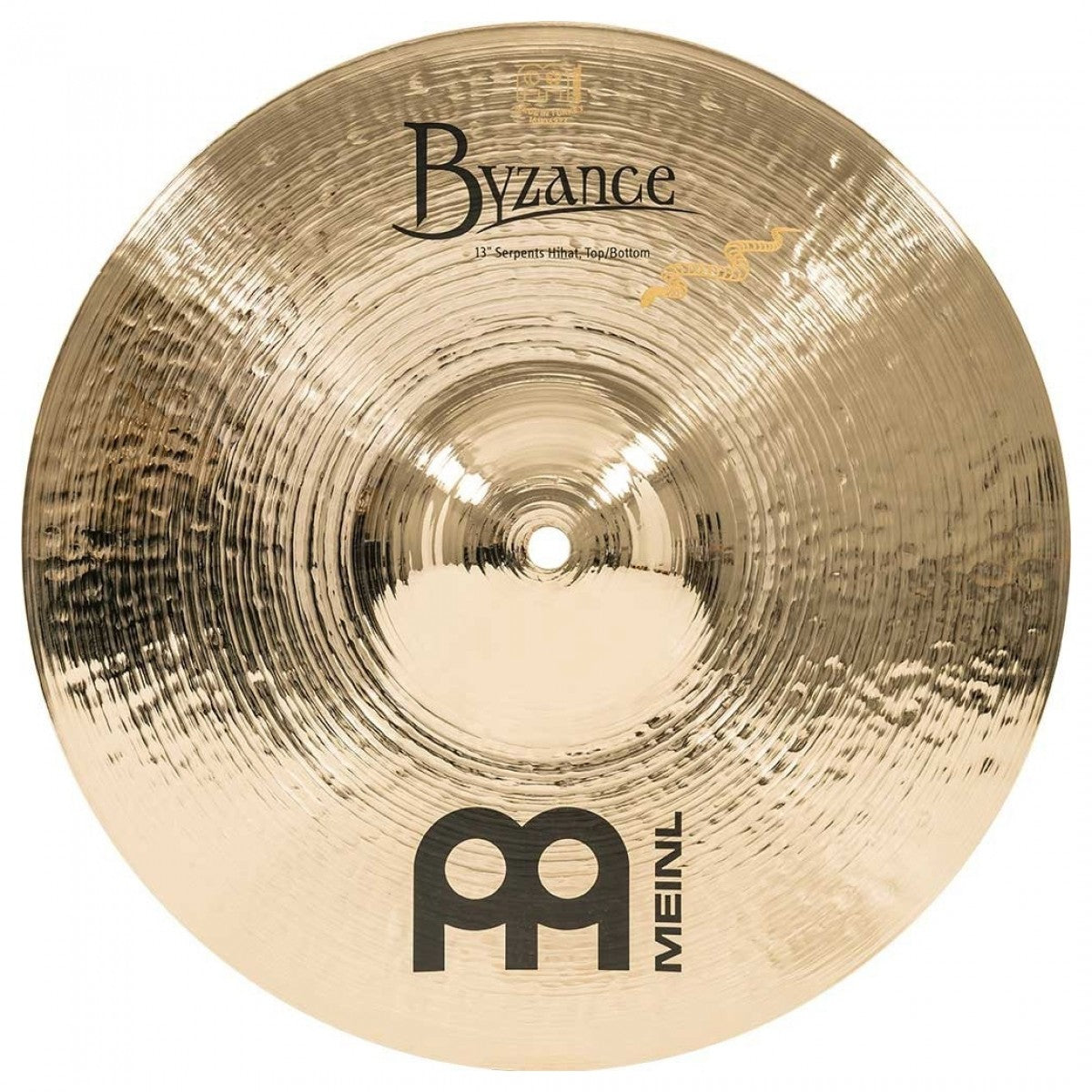 Cymbal Meinl Byzance Brilliant 13" Serpents Hihat - B13SH-B - Việt Music